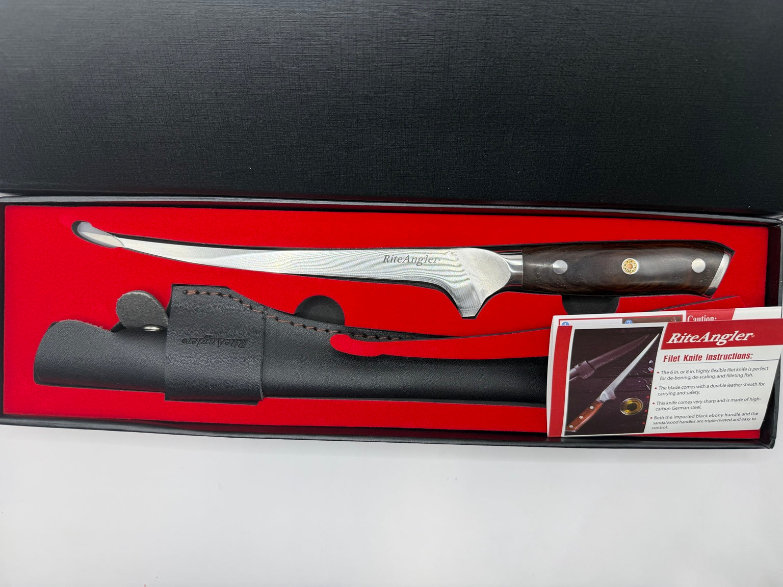 RiteAngler 12-inch German steel fillet knife