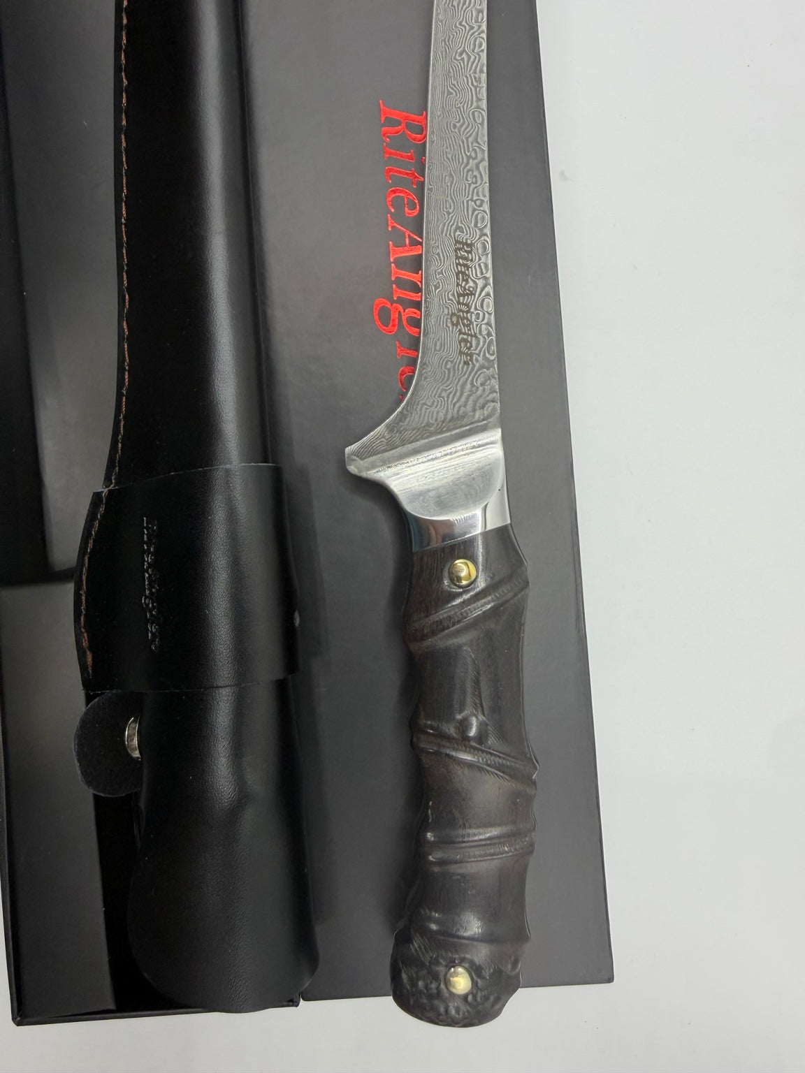 RiteAngler 13-inch Damascus fillet knife product view 3