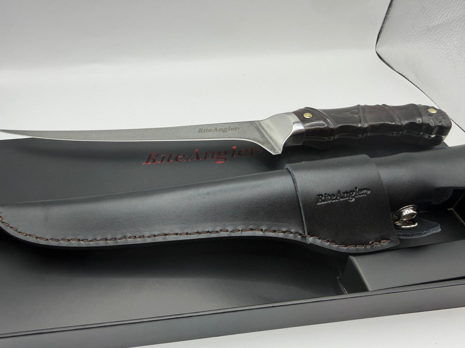 RiteAngler 13-inch Damascus fillet knife product view 6